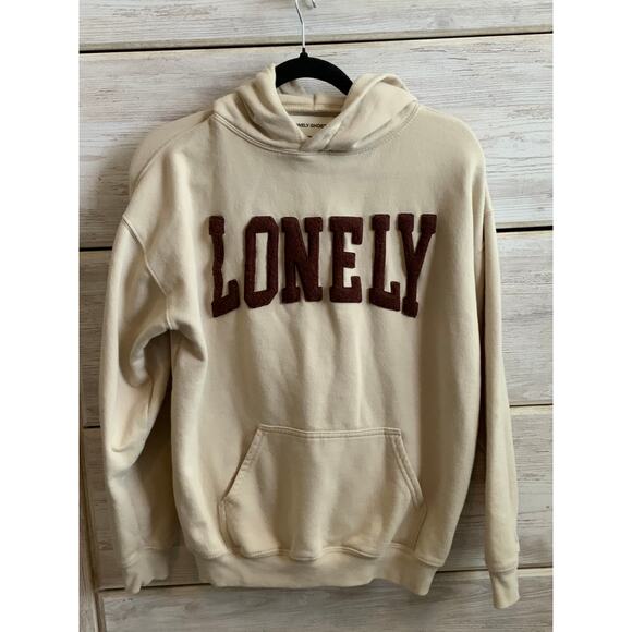 Lonely Ghost Embroidered Hoodie - Size Medium - Picture 1 of 3